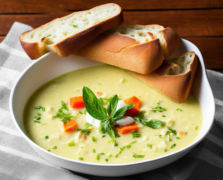 A light dinner with a healthy post-Christmas menu