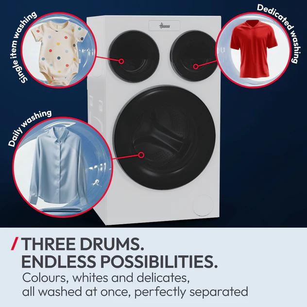 Washing machine - Hoover MultiWash - Flexilble Washing- Amazing Results - HMQD 410CBL9-80 - 31021189